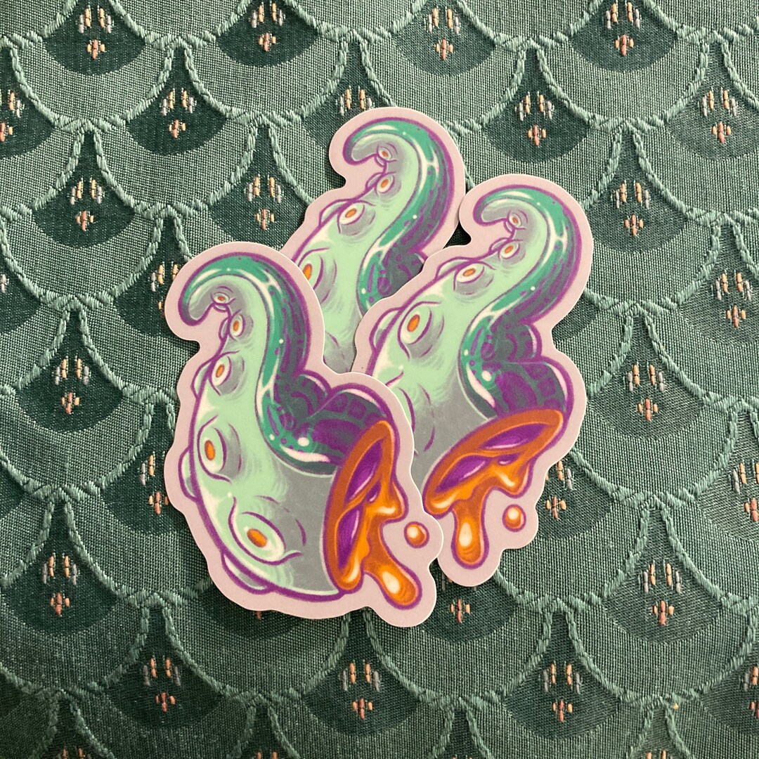 Tentacle Sticker Etsy tentacle-sticker-etsy