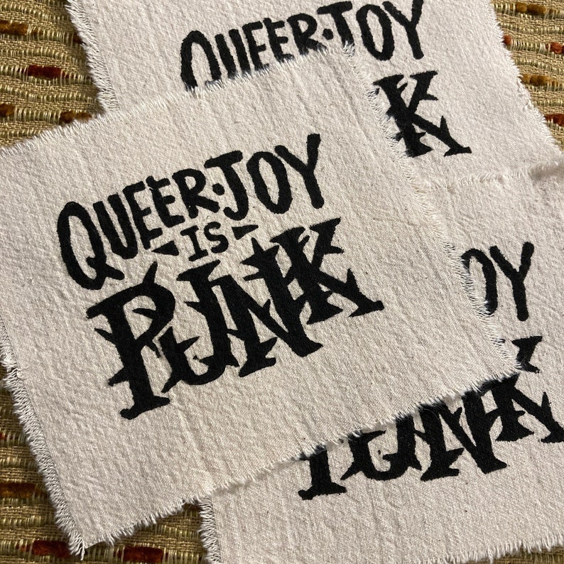 queer joy fabric patch zdjęcie 1