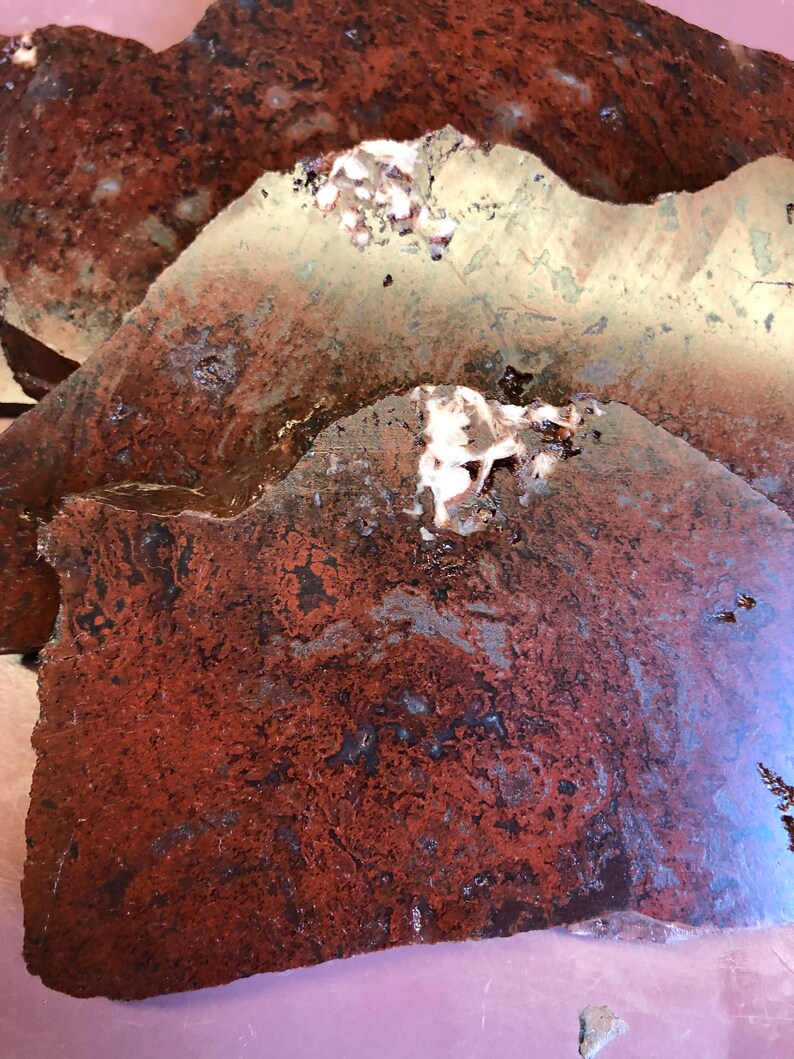 Oregon Red Moss agate | Etsy