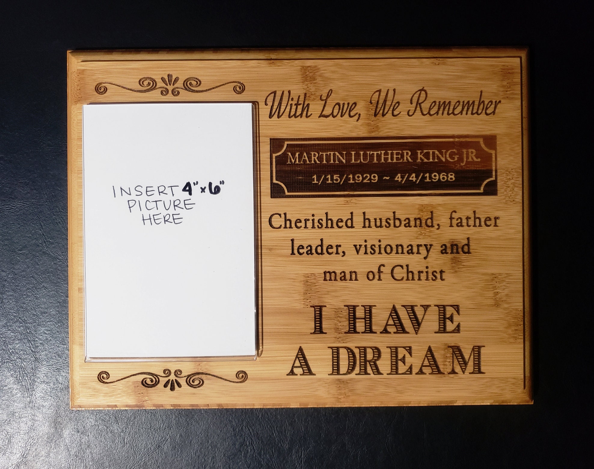 Engraved Personalized Memorial Picture Frame Reclaimedwood Etsy Canada