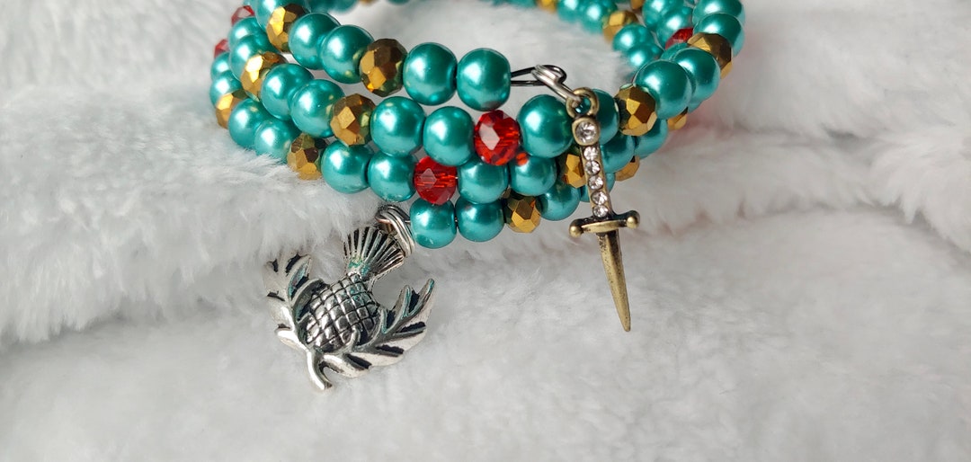 Fae Thistle & Blade Infinity Wrap Bracelet - Etsy