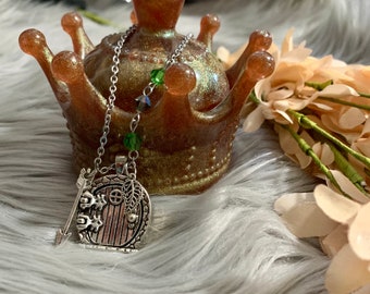 Fellowship Door Long Statement Necklace