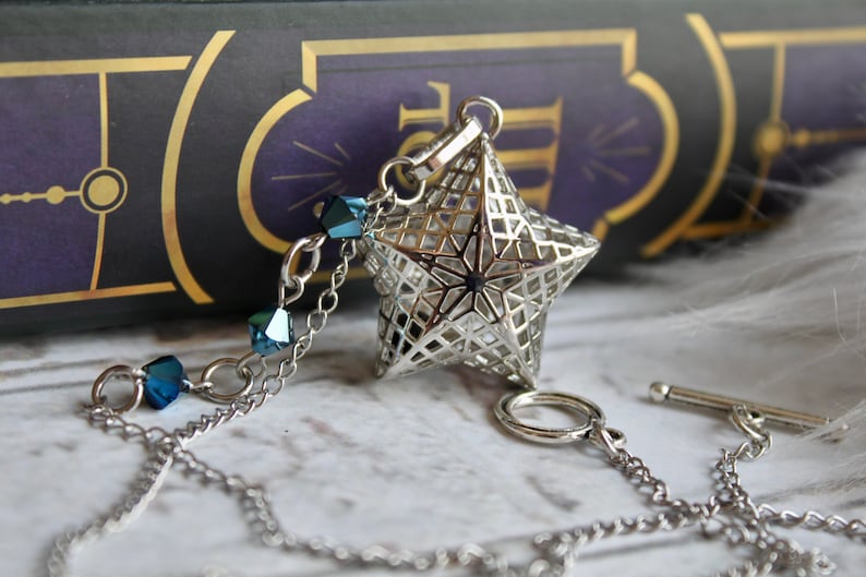 Star Essential Oil Diffusing Locket Necklace