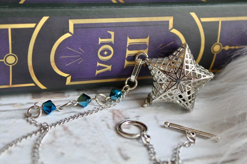 Star Essential Oil Diffusing Locket Necklace