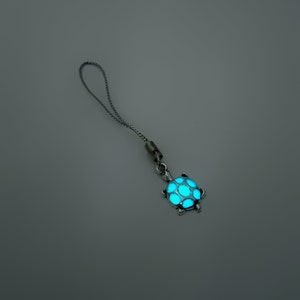 May include: A silver glow-in-the-dark turtle charm on a silver chain.
