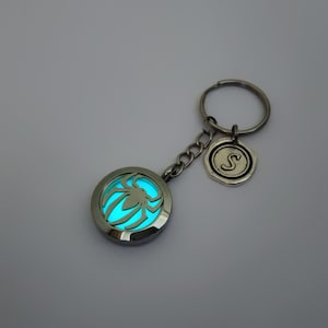 Spider key ring, gothic gift, halloween gothic jewelry, spider gifts