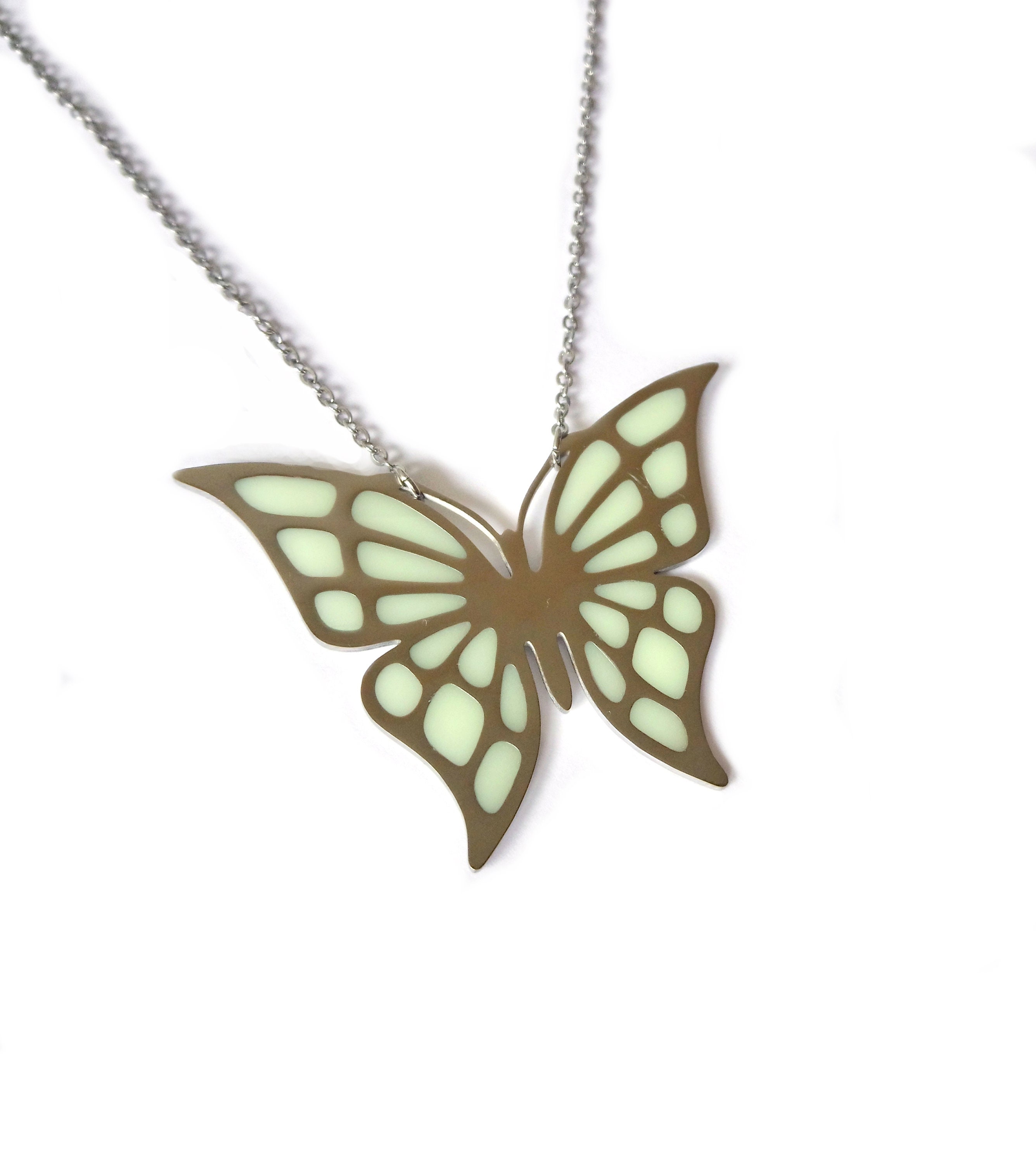 Butterfly Necklaces for Women Sister Gift for Her Glow in Etsy UK