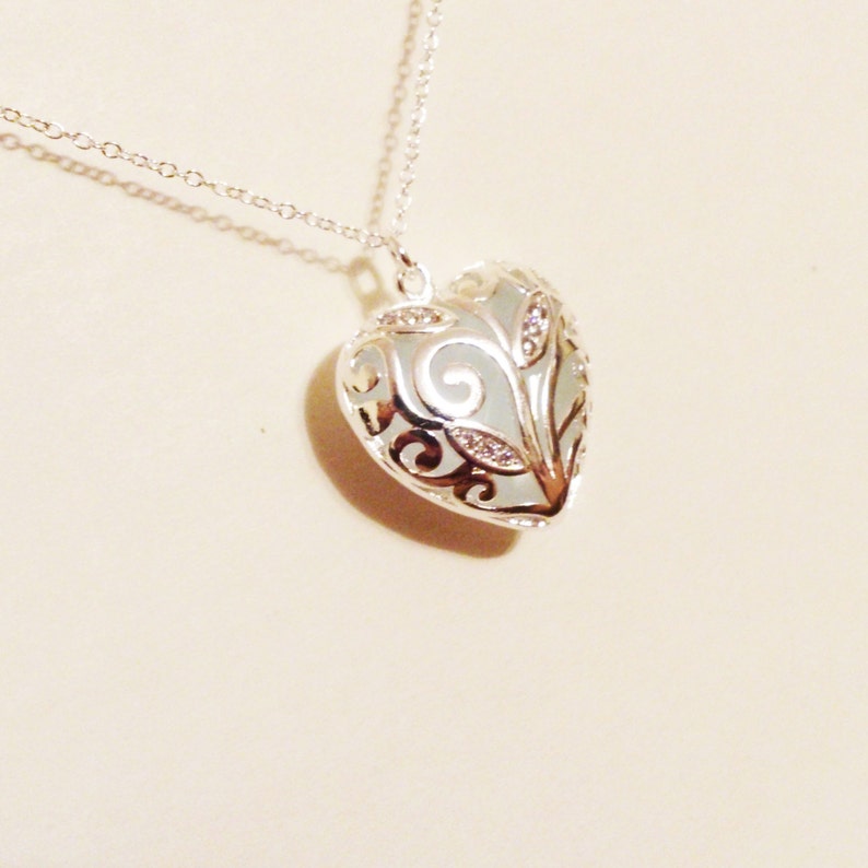 Glow in the Dark Necklace Wife Gift Valentines gift for her Bridesmaid Gift