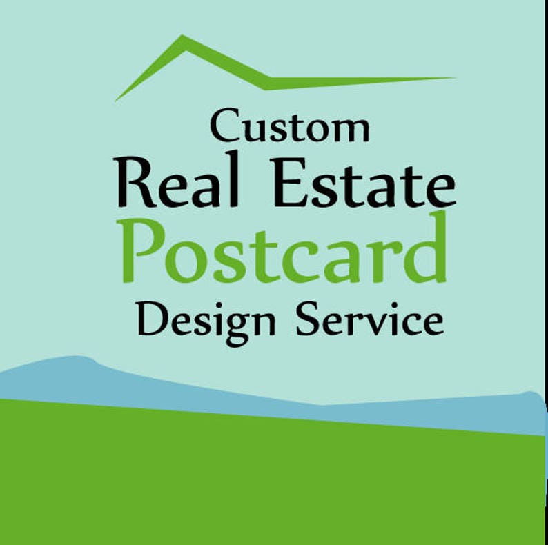 Custom Real Estate Postcard Design Real Estate Postcard Real Etsy