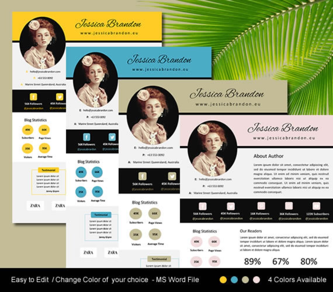 free digital media kit template free digital media kit template