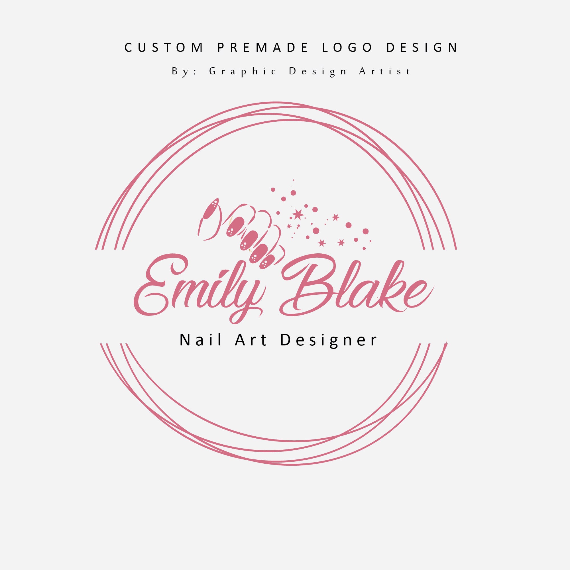 Nail Logo, Nail Logo Design, Nail Logo Ideas, Nail Art Logo, Nail