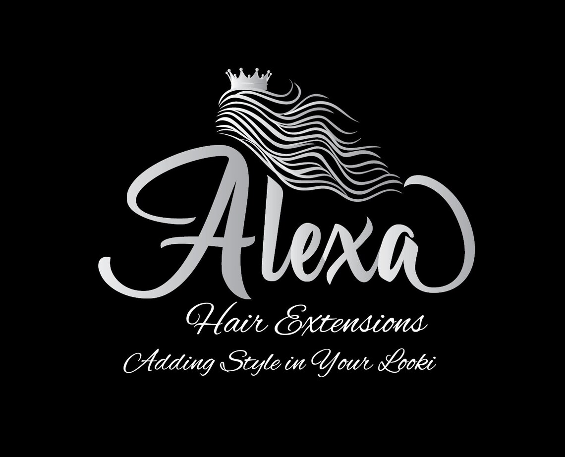 Hair Extensions Logo, Hair Logo Design, Hair Extensions Logo, Hair