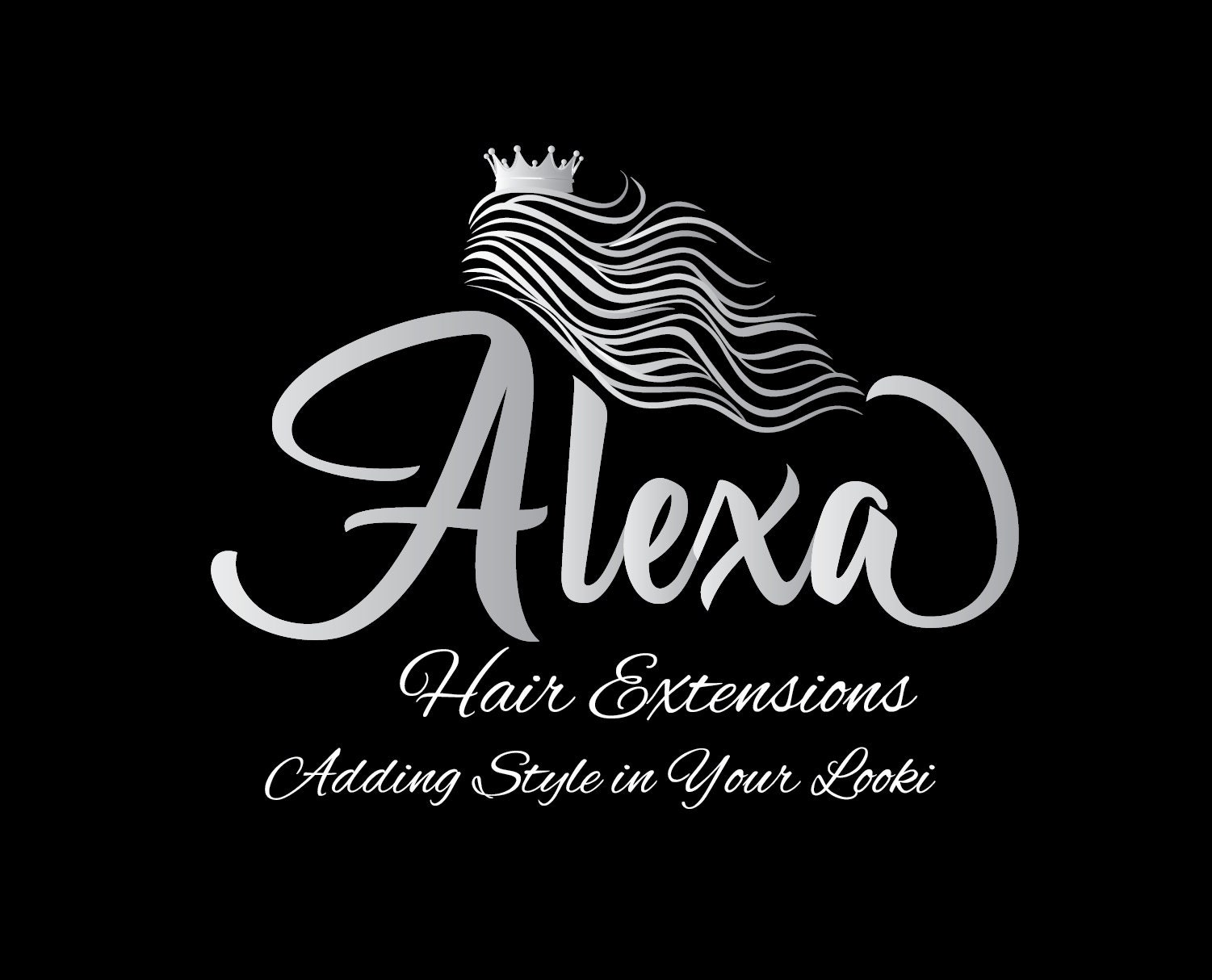 Hair Extensions Logo, Hair Logo Design, Hair Extensions Logo, Hair