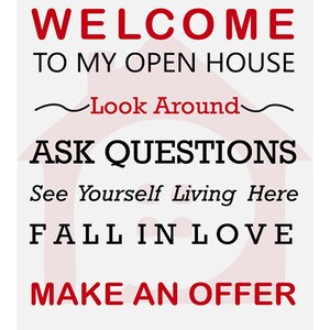 Real Estate Open House Invitation A4, Printable, Instant Download, PDF, PNG image 5