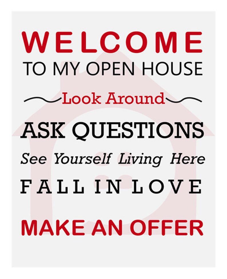 Real Estate Open House Invitation A4, Printable, Instant Download, PDF, PNG image 5