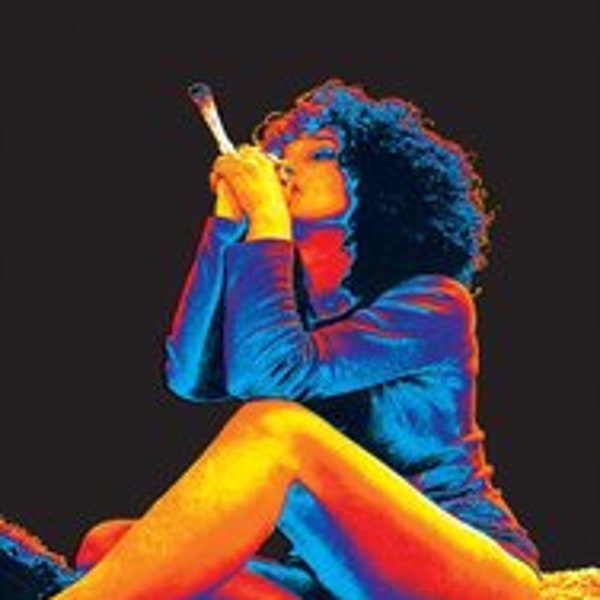 Girl Smoking Poster - Etsy