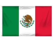 Mexico flag - 3 x 5 ft - Polyester