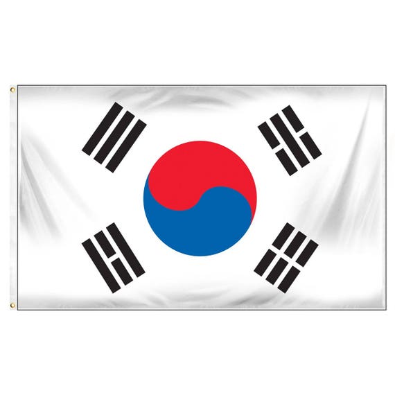 SOUTH KOREA International 3x5 Polyester Flag