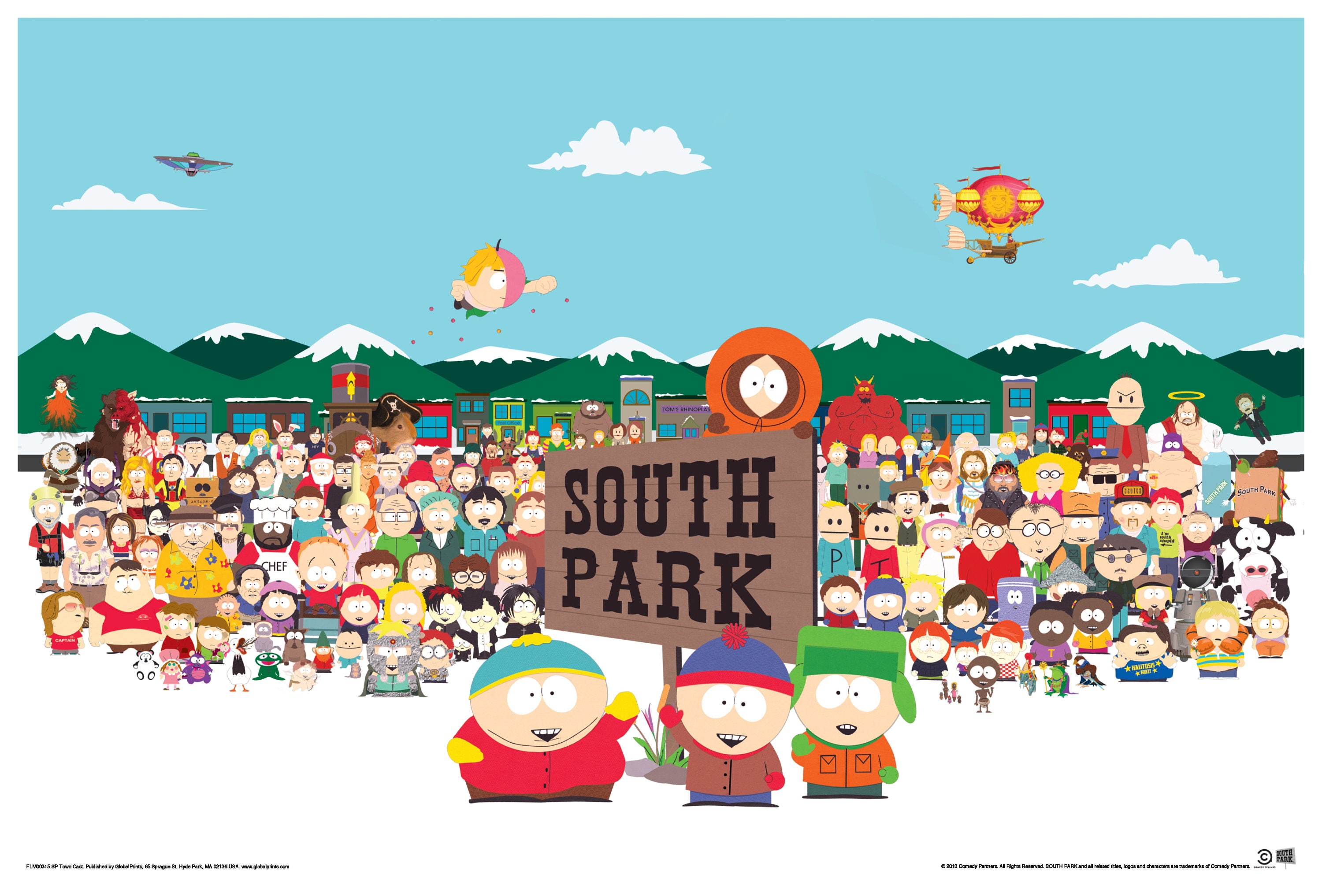 South Park Cast 24x36 Poster Etsy South park cast 24x36 poster etsy