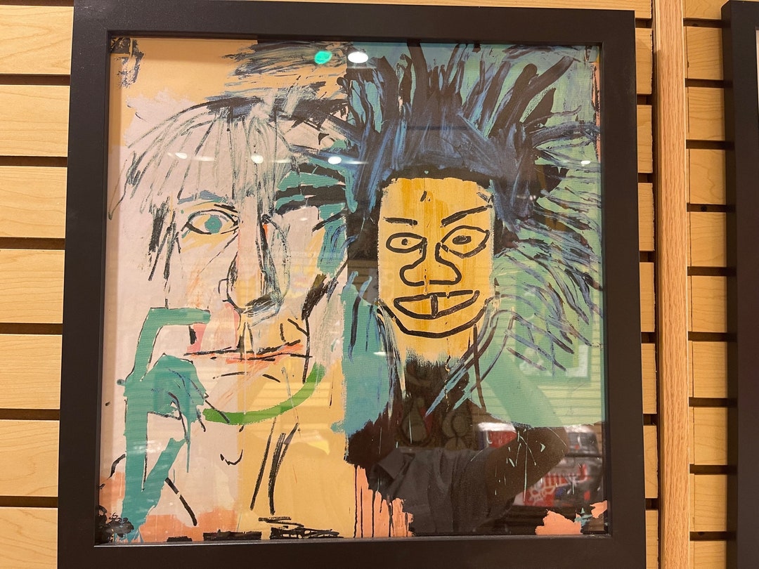 Dos Cabezas 1982 Jeanmichel Basquiat 20X20 Inch Framed Etsy
