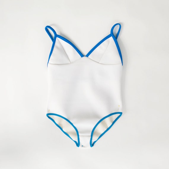 Items similar to White Scuba Bodysuit on Etsy