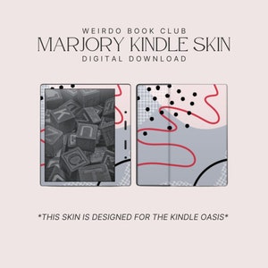 Marjory Kindle Skin | DIGITAL DOWNLOAD | Kindle Decal for Kindle Oasis E-Reader | Pastel Pattern