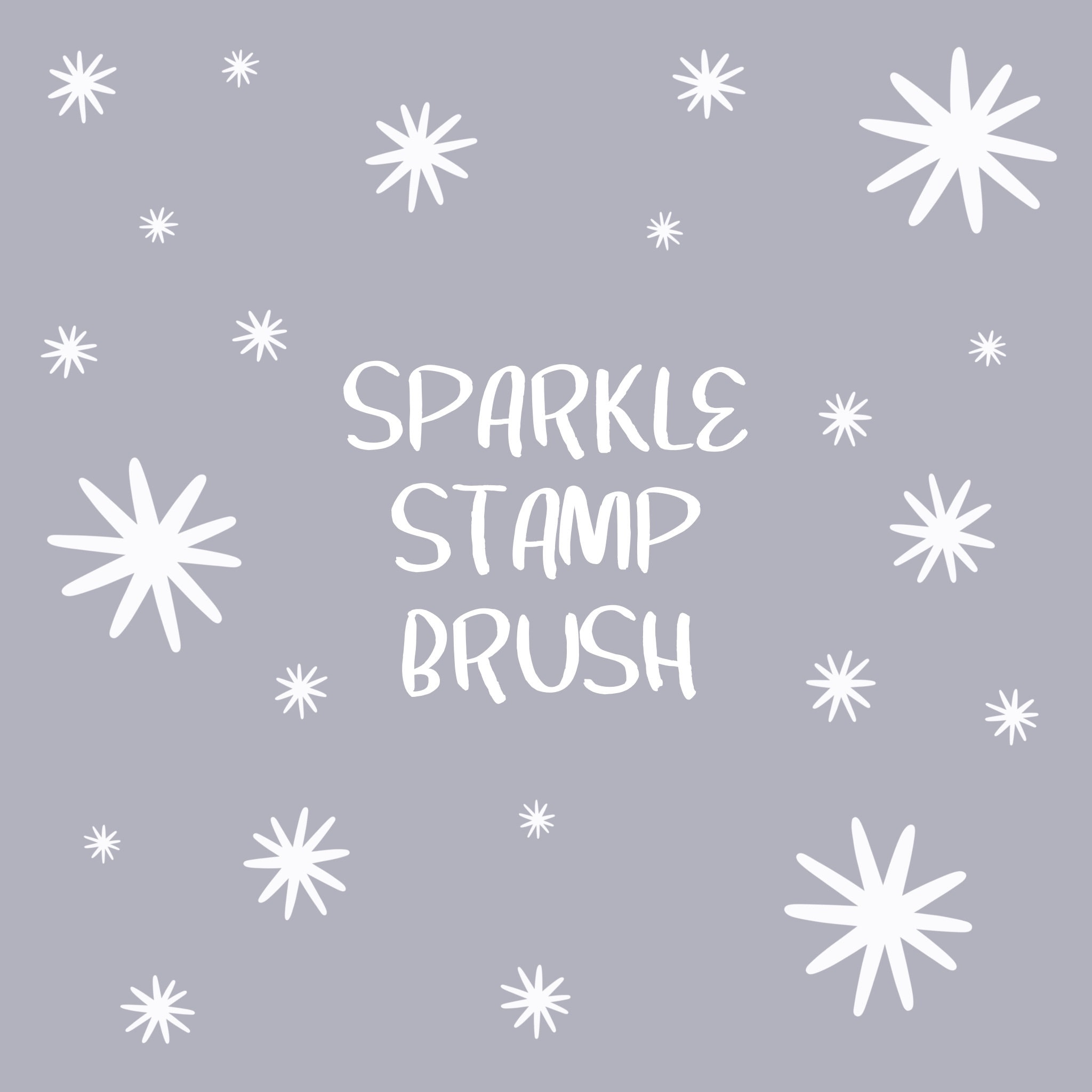 Procreate Sparkle Stamp Brush Natalie Meagan Brush Doodle Etsy Hong Kong