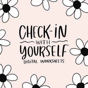 Check-In With Yourself workbook | Self Care Digital Workbook | Printable Digital Download