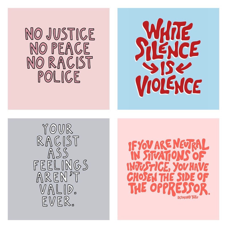 BLM Digital Downloads Protest Art Black Lives Matter Etsy