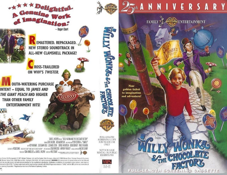 Willy Wonka and the Chocolate Factory 25th Anniversary