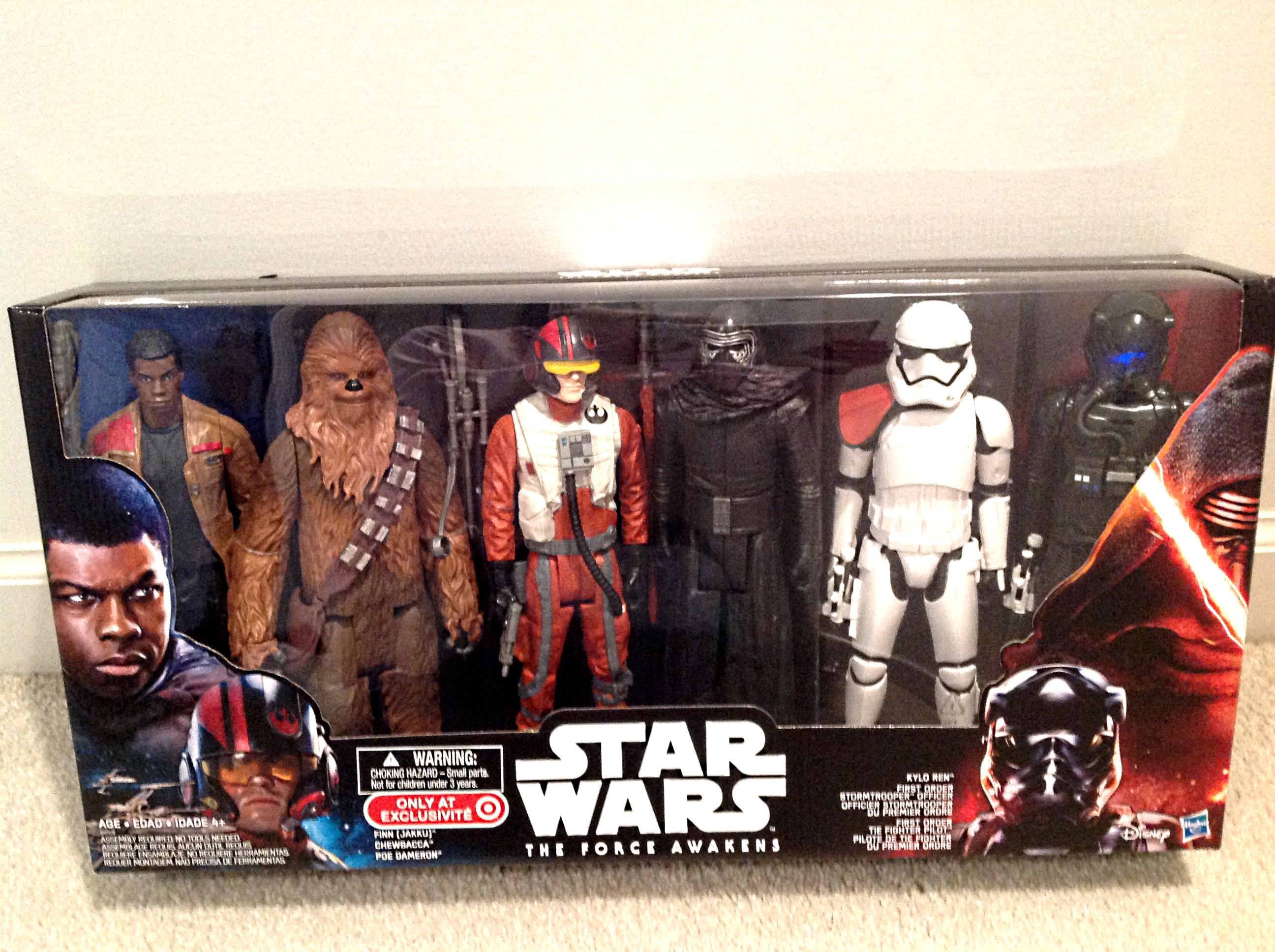 Star Wars: the Force Awakens 6 Action Figure Set – Finn, Chewbacca