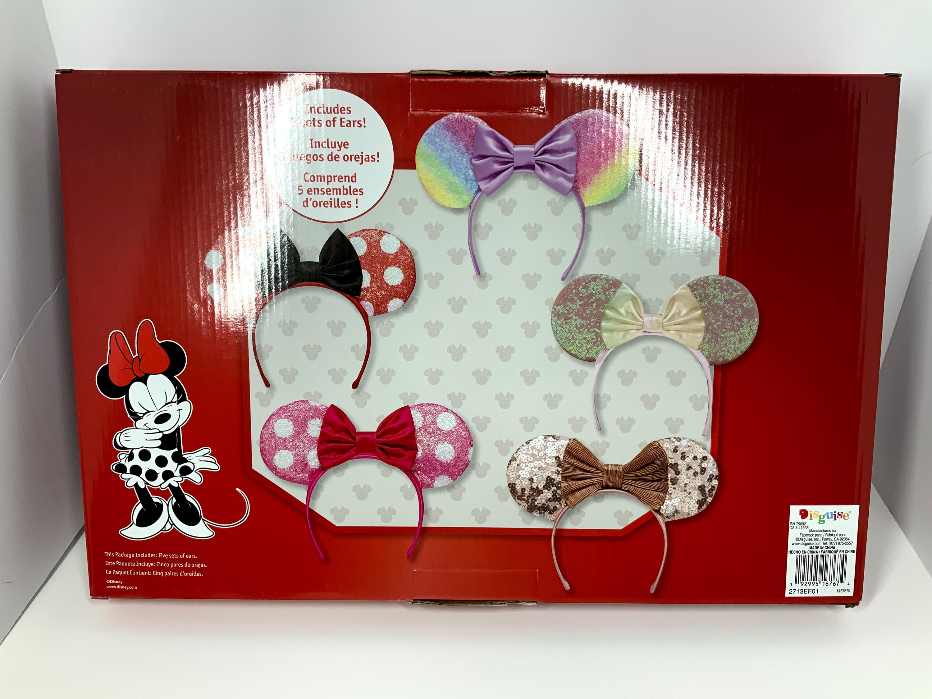 Minnie Mouse Ears Headband Set 5 Piece by DISGUISE Disney  display picture 2