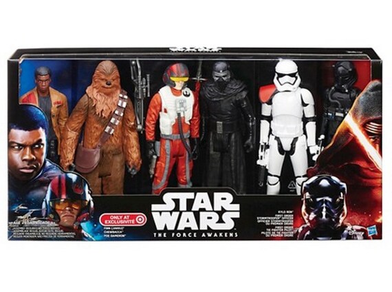 Star Wars: The Force Awakens フィギュア6セット Star Wars: the Force Awakens 6 Action Figure Set – Finn, Chewbacca