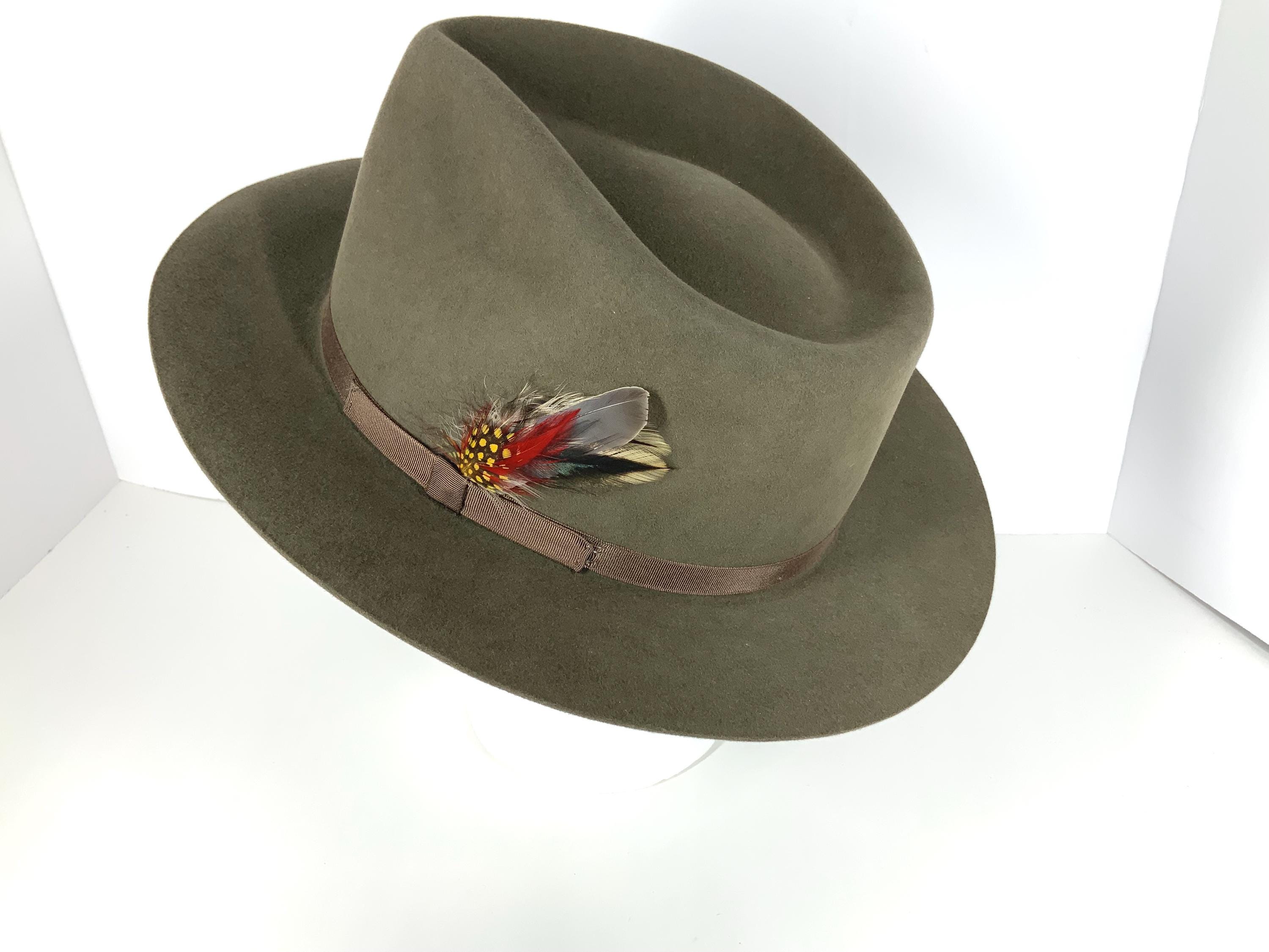 NWT Gelso Bianco Co. - Italian unisex burgundy color fedora wool hat, Size: L/XL Gelso Bianco Made in Italy 100% wool pinched hat Fedora | eBay main image 2
