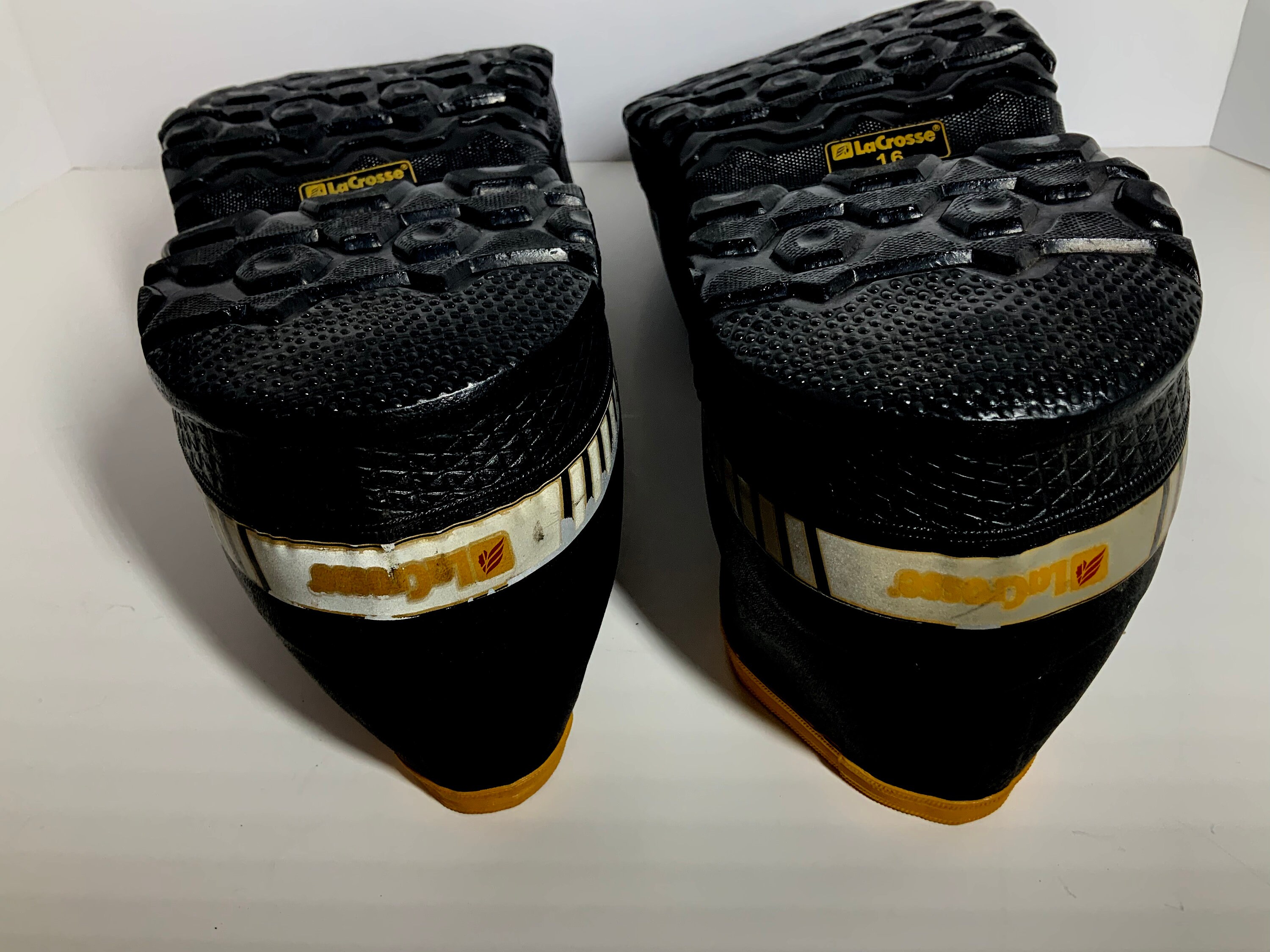 NEW! LACROSSE Men’s Overboots 4-Buckle Black Rubber - Size 16 91pTj8lmaML.jpg_BO30,255,255,  main image 3