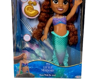 Disney Princess Ariel Doll with Accessories - My Friend Doll - Includes Tiara, Outfit & Shoes - Gift for Kids