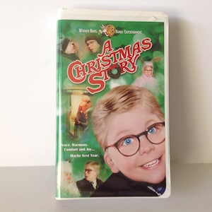 A Christmas Story (VHS, 1983) Darren McGavin, Peter Billingsley, Melinda Dillon, You&#39;ll Shoot Your Eye Out! Cult Classic, Double Dog Dare
