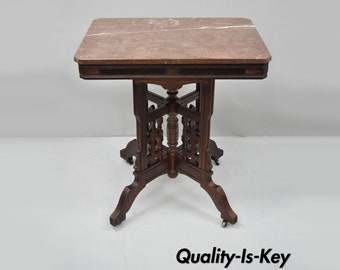 victorian side table french antique american eastlake victorian marble top parlor side table plant stand side table etsy victorian side table french antique american eastlake victorian marble top parlor side table plant stand side table etsy