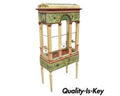 Italian Neoclassical Birdcage Style Vitrine Display Curio Cabinet by Eric Lansdown
