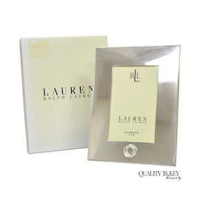 Ralph Lauren Silver Picture Frame - Etsy