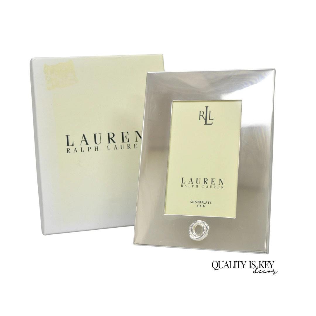 Ralph Lauren Silver Picture Frame - Etsy