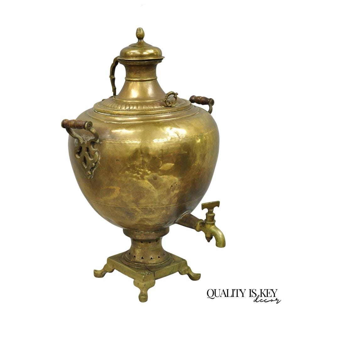 Middle Eastern Samavour Antique Middle Eastern Moroccan Giant 30