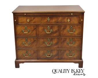 Beacon Hill Georgian Style Mahogany Commode Bachelor Chest of Drawers Server