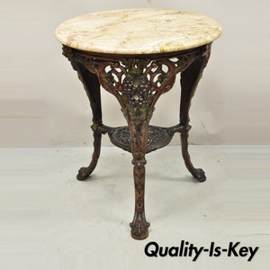 Wrought iron sale pub table