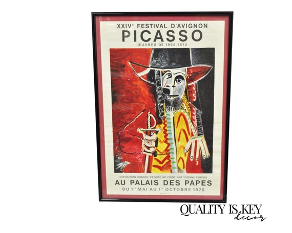 1970 Pablo Picasso Festival D'avignon Au Palais Des Papes