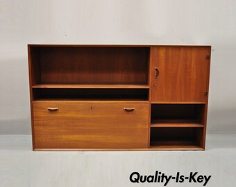 Peter Hvidt and Orla Molgaard Nielsen Teak Bookcase Display Hutch Top