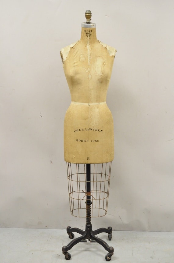 Size Model Mannequin Form Wolf 8 Dress Form 1980 Vintage - Model Etsy