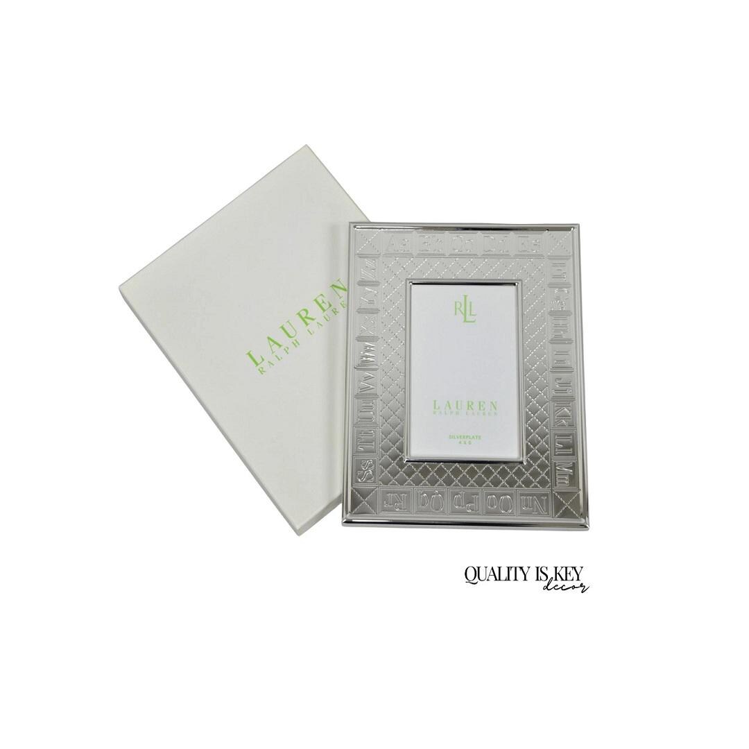 Ralph Lauren Silver Picture Frame - Etsy