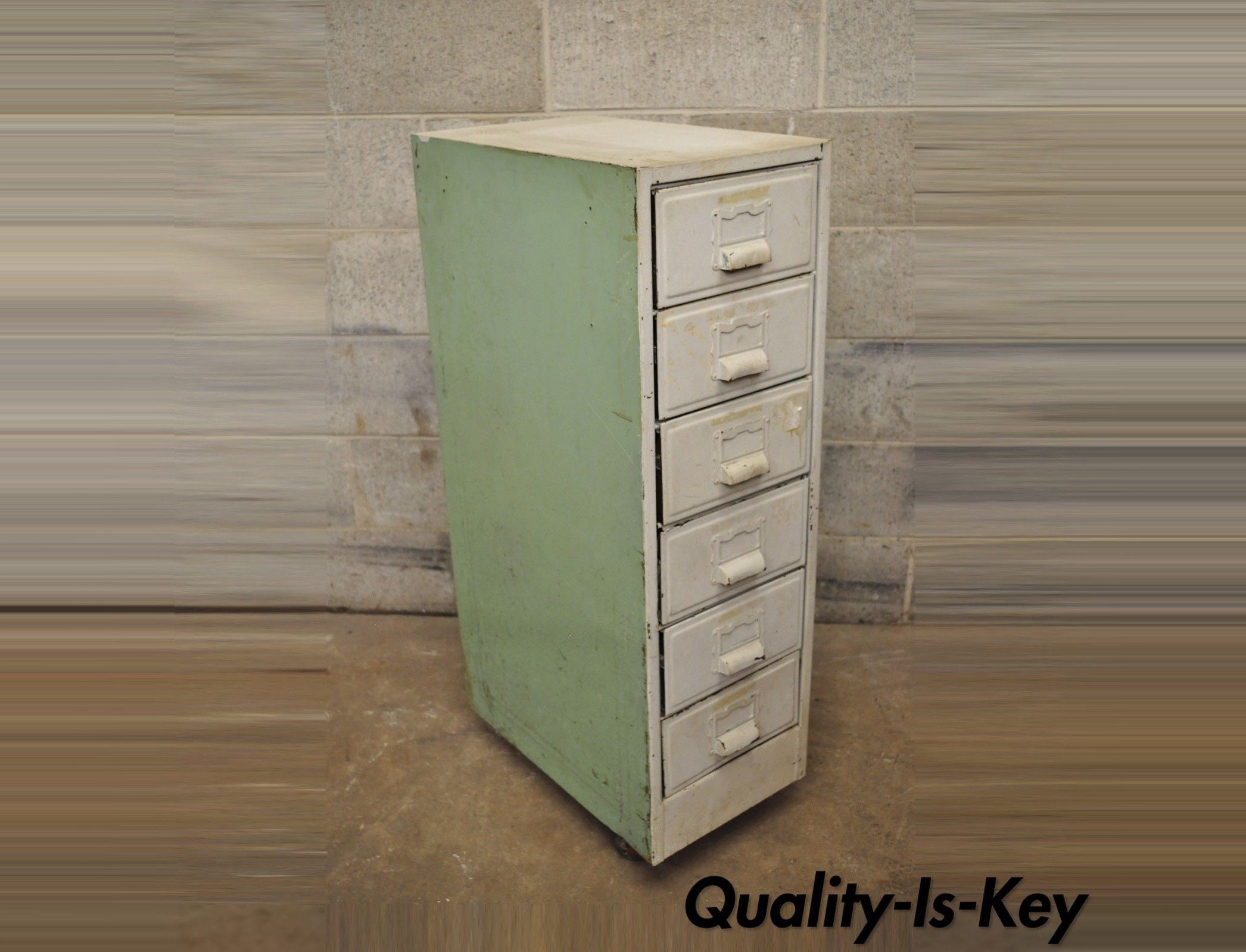 Retro metal 2024 storage cabinet