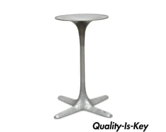 Vintage Burke Mid Century Modern Aluminium Tulip Propeller Dining Table Base B